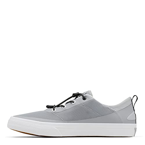 Columbia Men's Bonehead PFG Boat Shoe, Steam/Black, 8 Wide - Columbia