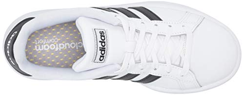 adidas men's Grand Court Sneaker, White/Black/White, 12 US - Adidas