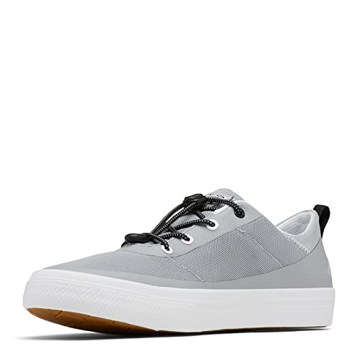 Columbia Men's Bonehead PFG Boat Shoe, Steam/Black, 8 Wide - Columbia