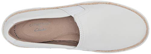 Clarks Women's Marie Sail Loafer Flat, White Leather, 9.5 M US - Adidas