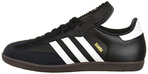 adidas mens Samba Classic Soccer Shoe, Black/White, 14 US - Adidas