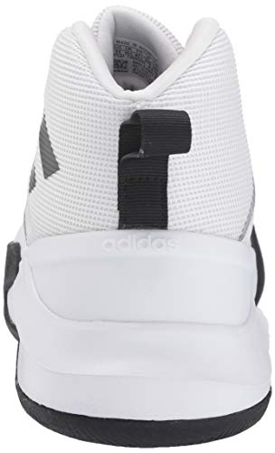 adidas mens Ownthegame EE9631-100 Basketball Shoe, White/Black/White, 8.5 US