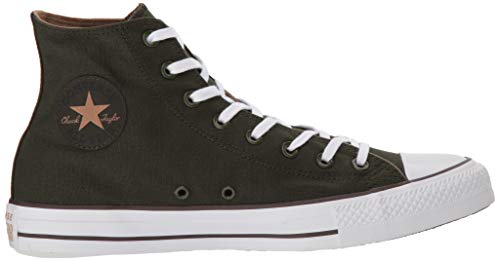 Converse Men's Chuck Taylor All Star 2018 Seasonal High Top Sneaker, Utility Green/Teak/White - Adidas