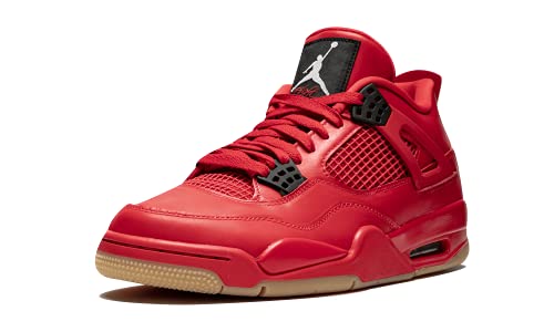 Air Jordan 4 Retro NRG Singles Day Talla 10 - Mujer AV3914 600 Rojo Fuego/Blanco/Negro
