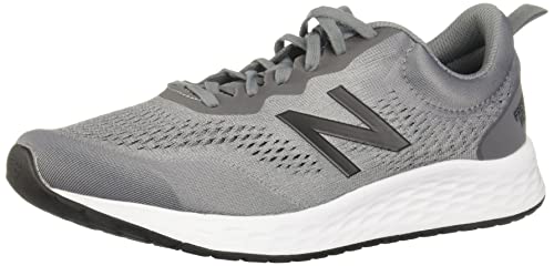 New Balance Men's Fresh Foam Arishi V3 Running Shoe, Gunmetal/Steel/Black, 8