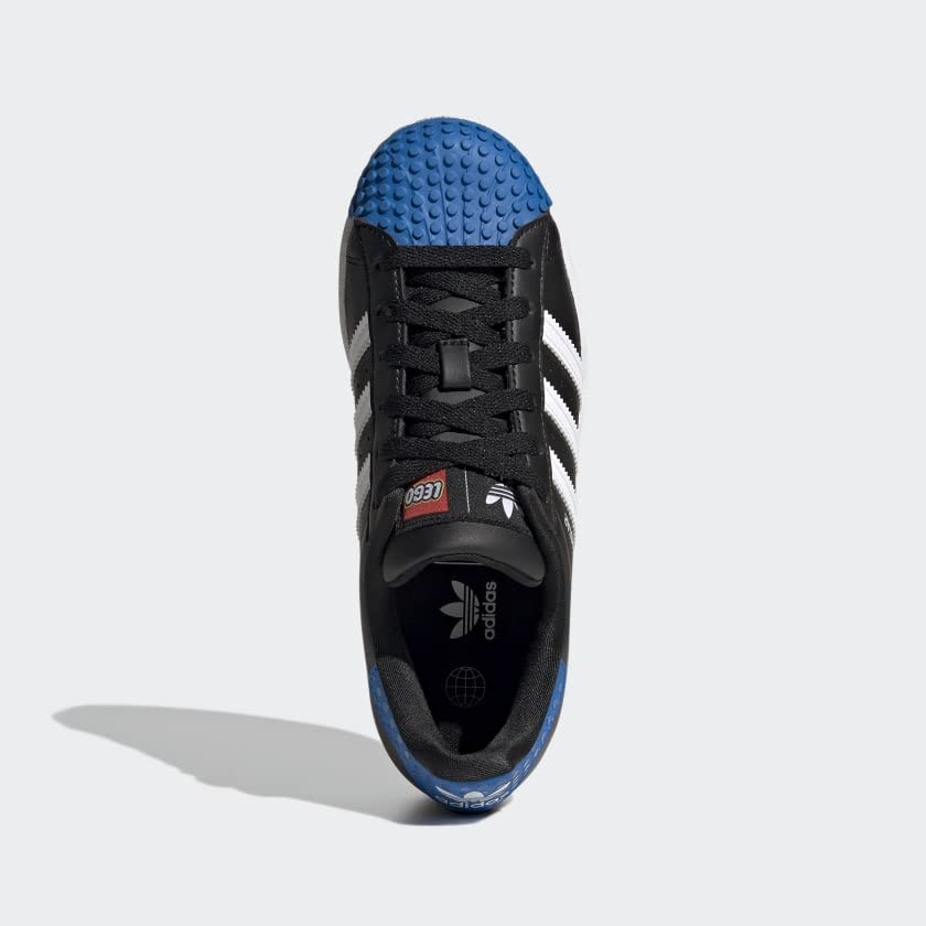 adidas Superstar x Lego® Shoes Kids', Black, Size 6 - Adidas