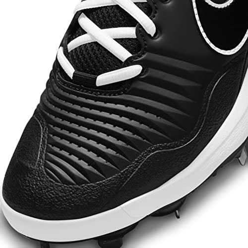 Nike Men's Alpha Huarache Elite 3 Metal Baseball Cleats CT0829-003 5 Black/White - Nike