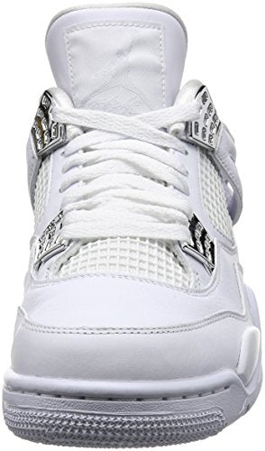 Air Jordan 4 Retro Pure Money 2017 Size 12.5 Men 308497 100 White/Silver