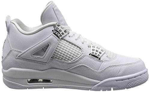 Air Jordan 4 Retro Pure Money 2017 Size 12.5 Men 308497 100 White/Silver - Jordan