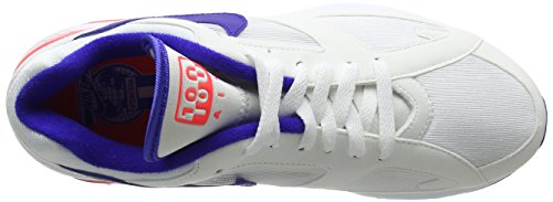 Nike Air Max 180 pour homme, blanc/ultramarine-rouge solaire, 13 M US