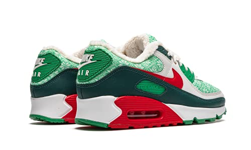 Nike Air Max 90 Nordic Christmas Size 9.5 - Men DC1607-100 White/Green/Red - Nike