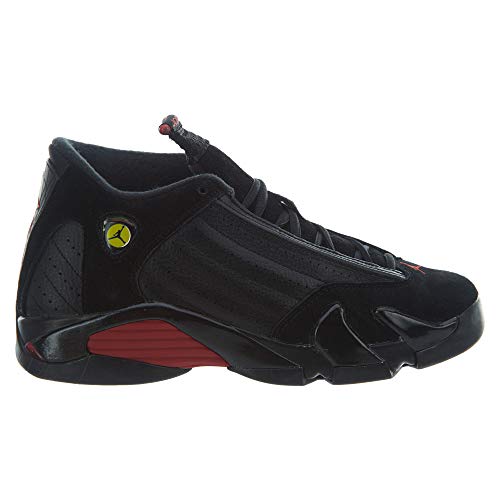 Nike Air Jordan 14 Retro Big Kids' Shoes Black/Varsity Red/Black 487524-003 (4 M US) - Nike