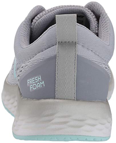 New Balance Women's Fresh Foam Arishi V3 Running Shoe, Grey/Teal, 11