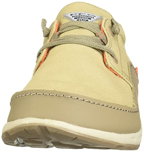 Columbia Bahama Vent Relaxed PFG Size 8 - Men 166151-267 Boat Shoe British Tan/Tangy Orange - Columbia