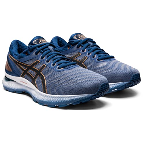 ASICS Men's Gel-Nimbus 22 Shoes, 14, Glacier Grey/Graphite Grey