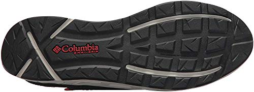 Columbia Men's Bahama Vent PFG Boat Shoe, Waterproof & Breathable, 9 Regular US, Titanium MHW, Bright red - Columbia