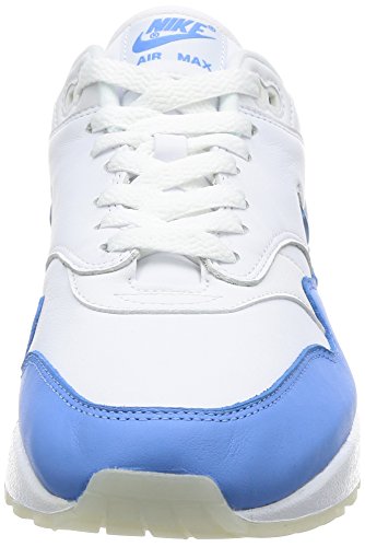 NIKE Hombre Air Max 1 Premium SC Jewel 918354-102 Talla de Hombre Talla 9.5/Talla 12 Blanco Azul