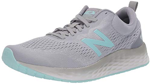 New Balance Women's Fresh Foam Arishi V3 Running Shoe, Grey/Teal, 11