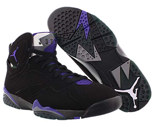 Air Jordan 7 Retro Ray Allen PE Size 10 - Men 304775-053 Black/Purple - Jordan