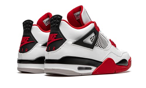 Air Jordan 4 Retro Fire Red 2020 Size 14 - Men DC7770-160 White/Fire Red/Black - Jordan