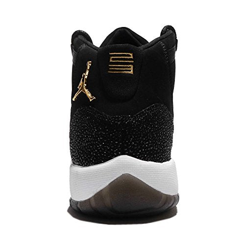 Air Jordan 11 Retro Premium Heiress Black Stingray Size 7 - Women 852625-030 Black/Gold-White