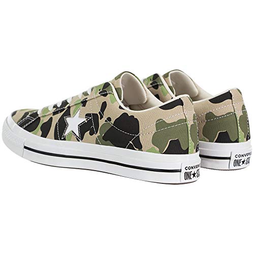 Converse One Star Ox Duck Camo Size 13 - Men 165027C Camouflage Green - Converse