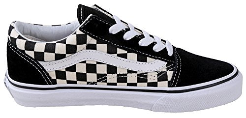 Vans Kids' Primary Check Old Skool Shoes Black 1 - Vans