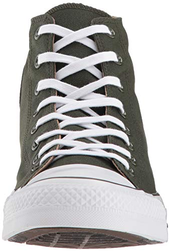 Converse Men's Chuck Taylor All Star 2018 Seasonal High Top Sneaker, Utility Green/Teak/White - Adidas