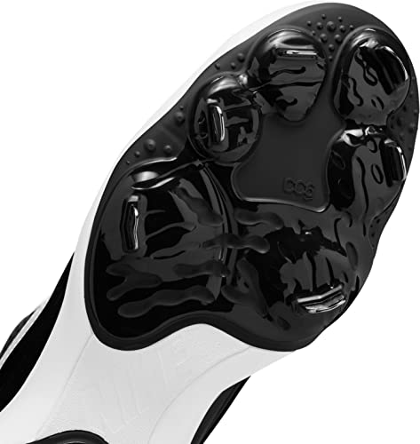 Nike Men's Alpha Huarache Elite 3 Metal Baseball Cleats CT0829-003 5 Black/White - Nike