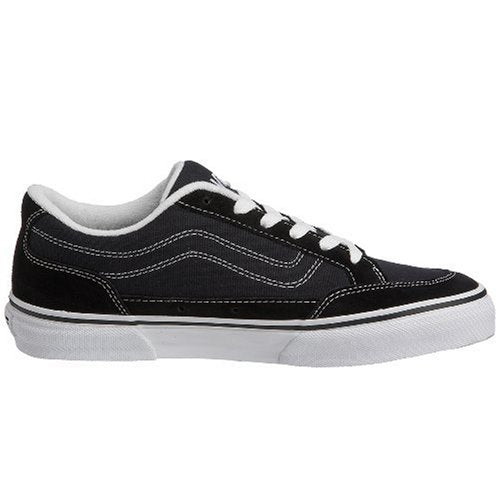 Vans Men Bearcat Sneakers Skate Shoes (12, Black/White) - Vans