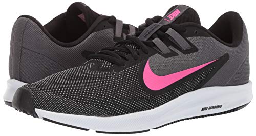 Nike Women's Downshifter 9 Sneaker, Black/Laser Fuchsia-Dark Grey, 8.5 Regular US - Nike