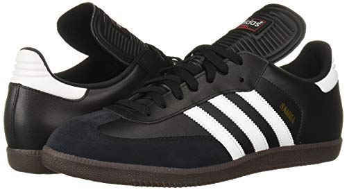 adidas mens Samba Classic Soccer Shoe, Black/White, 14 US - Adidas
