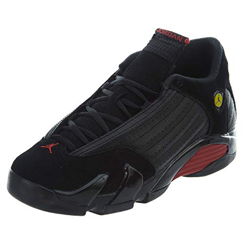 Nike Air Jordan 14 Retro Big Kids' Shoes Black/Varsity Red/Black 487524-003 (4 M US) - Nike