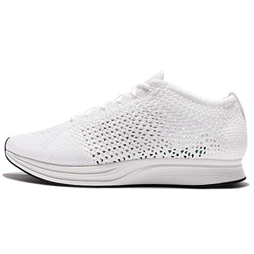 Nike 526628-100 Men Flyknit Racer White Pure Platinum - Nike
