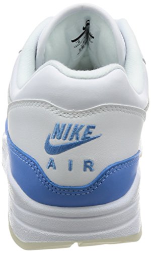 NIKE Hombre Air Max 1 Premium SC Jewel 918354-102 Talla de Hombre Talla 9.5/Talla 12 Blanco Azul