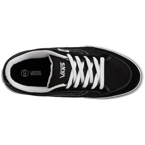 Vans Men Bearcat Sneakers Skate Shoes (12, Black/White) - Vans