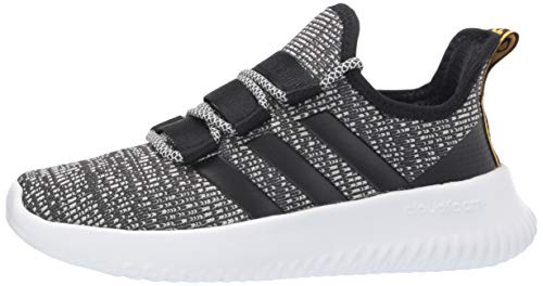 adidas Kids Unisex's Ultimafuture Running Shoe, Grey/Black/raw White, 4.5 M US Big Kid - Adidas