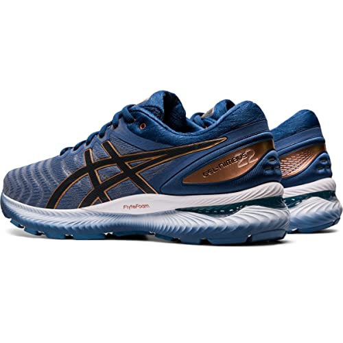 ASICS Men's Gel-Nimbus 22 Shoes, 14, Glacier Grey/Graphite Grey