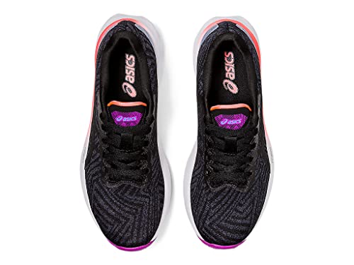 ASICS Women's Roadblast Running Shoes, 9.5, Black/Orchid