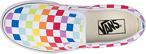 Vans Unisex Authentic Skate Shoe Sneaker Rainbow Checkerboard White 7267 - Vans