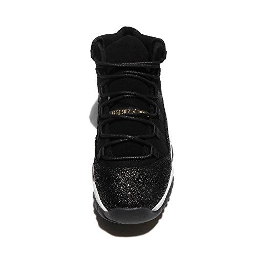 Air Jordan 11 Retro Premium Heiress Negras Stingray Talla 7 - Mujer 852625-030 Negras/Oro-Blancas