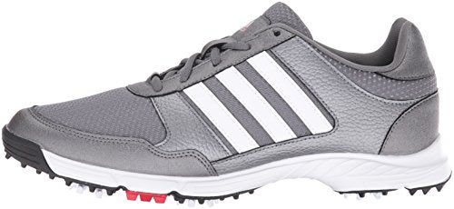 adidas Men's Tech Response Golf Shoe, Iron Metallic/White, 8.5 M US - Adidas