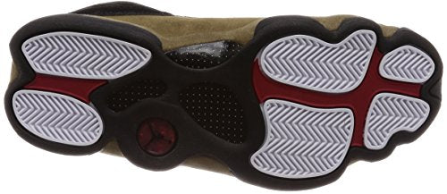 Nike Air Jordan 13 XIII Retro Olive 414571 006 Hombres Talla 12 Negro/Gym Red-light Olive Estilo de vida