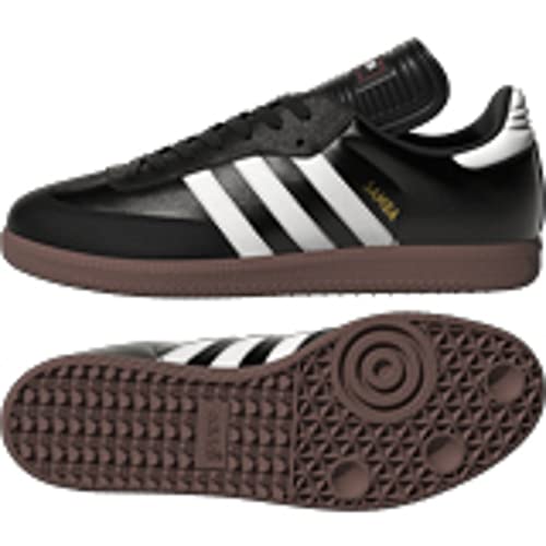 adidas mens Samba Classic Soccer Shoe, Black/White, 14 US - Adidas