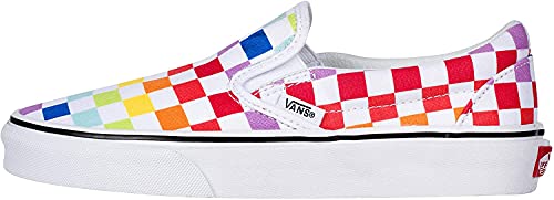 Vans Unisex Authentic Skate Shoe Sneaker Rainbow Checkerboard White 7267 - Vans