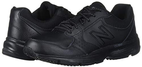 New Balance womens 411 V1 Training Shoe, Black/Black, 9.5 US