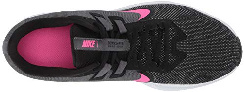 Nike Women's Downshifter 9 Sneaker, Black/Laser Fuchsia-Dark Grey, 8.5 Regular US - Nike