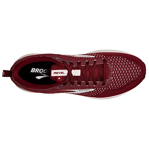 Brooks Men's Revel 4 Running Shoe - Maroon/White - Adidas