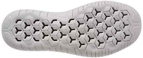 Nike Women's Free Rn Flyknit 2018 Running Shoe (9.5, Black/Vast Grey-Metallic Gold) - Nike