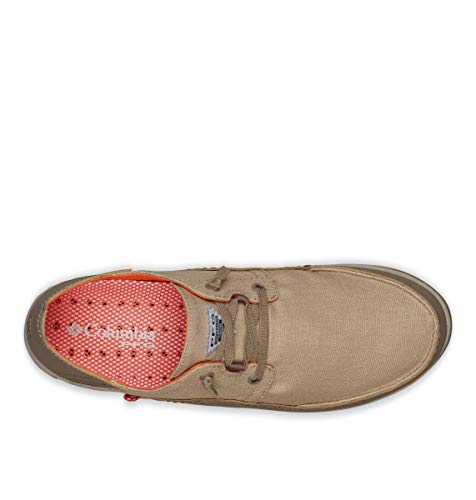 Columbia Bahama Vent Relaxed PFG Size 8 - Men 166151-267 Boat Shoe British Tan/Tangy Orange - Columbia